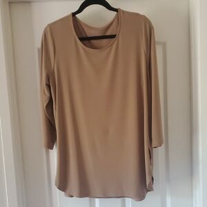 Elegant Tan Women's Top